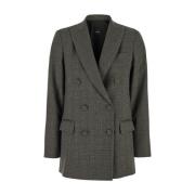 Brun Ternet Blazer Jakke