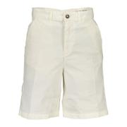 Hvid Bermuda Shorts Regular Fit Bomuld