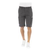 Cargo Bermuda Shorts - Ikke-ensartet Stof