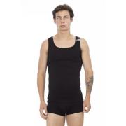 Herre Stretch Bomuld Tank Top med Logo Skulderpude