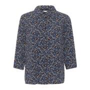 Seaborne W. Brush Dots Skjortebluse