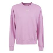 Rosa Bomuld Sweater Langærmet