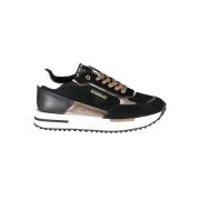 Monokrome Sneakers med Kontrastfulde Accenter