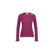 Stribet Pullover Sweater