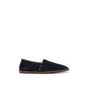 Suede Espadriller med Stofforing