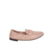 Beige Almond Toe Slip-On Ballerinaer