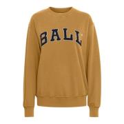 Sporty Deco Sweatshirt i Cumin