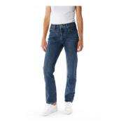 Højtaljede Straight Fit Jeans