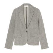 Almindelig jersey blazer