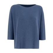 Lurex Boat-Neck Jumper