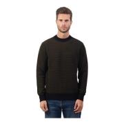 Herre Sweater Regular Fit Bicolor