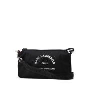 Logo Crossbody Taske Sort Nylon