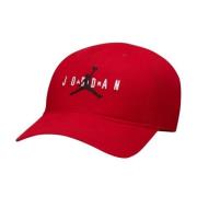 Rød Curve Brim Justerbar Hat