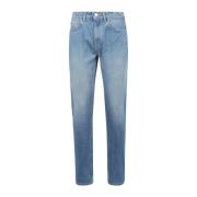 Stilfulde Denim Jeans med Print og Broderi