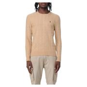 Klassisk Strikket Crewneck Sweater