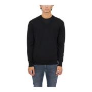 V-hals uld sweater