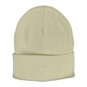 Hvid Kvinders Broderet Logo Beanie