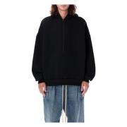 Sort Strik Half Zip Hoodie AW24