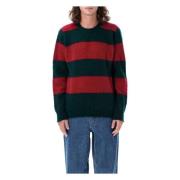 Stribet Cherry Strikvarer Sweater