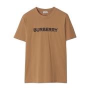 Beige T-shirts og Polos med Print