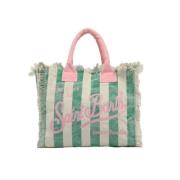 Frynset bomuld tote taske Vanity