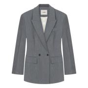 Boxy Shoulder Blazer