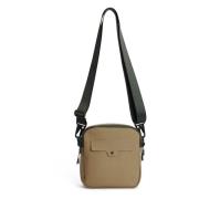 Enkel PU Crossbody Taske med Flere Rum