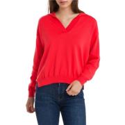 Elegant V-hals Polo Sweatshirt