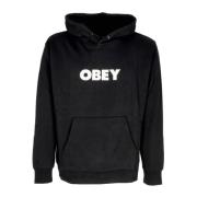 Premium Sort Fleece Hoodie Langærmet