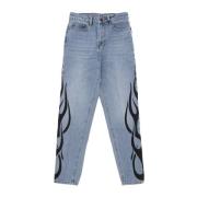 Flames Denim Jeans Blå/Sort