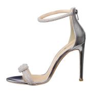 Jewel High heel Sandals - Silver