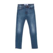 Blå Slim Fit Jeans