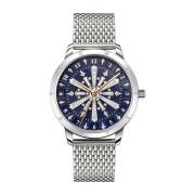 Dameur Dame Quartz Milanese Armbånd Blå Sølv WA0390-201-209