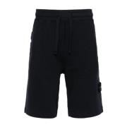 Sporty Cotton Bermuda Shorts