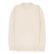 Merino uld og cashmere rund hals sweater