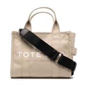 Trykt Logo Beige Taske