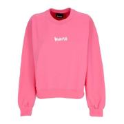 Let Crewneck Sweatshirt med Stor Logo