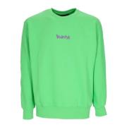 Let Crewneck Sweatshirt Baglogo Lime/Lilla