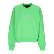 Let Crewneck Sweatshirt med Stor Logo