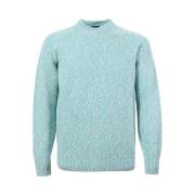 Lysblå Uld Turtleneck Sweater