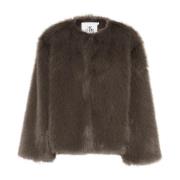 Faux Fur Jakke Chocolate Chip