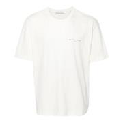 Marmor Effekt Maske T-shirt Hvid