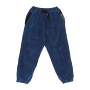 Velour Jogger Bukser med Elastisk Talje