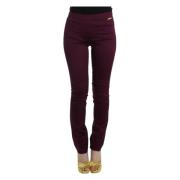 Elegant lilla Slim Pants