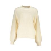 Elegant Rollneck Sweater med Kontrastdetaljer