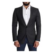 Elegant Martini Sort Uld Blazer