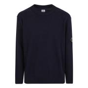 Blå Crew-Neck Sweater AW24