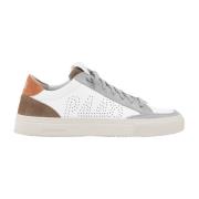 Hvide Sneakers med Orange Detaljer