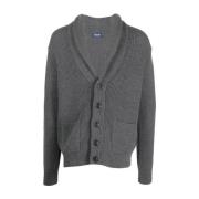 Merino Wool Cardigan Grå Sweater