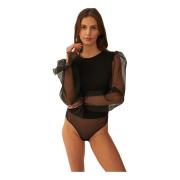 Hidden Promise Bodysuit Black